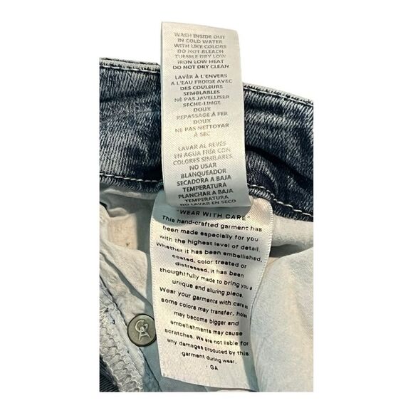 Good American Skinny Jeans with Distressed Details GWTH5737 size 15 - Picture 5 of 7